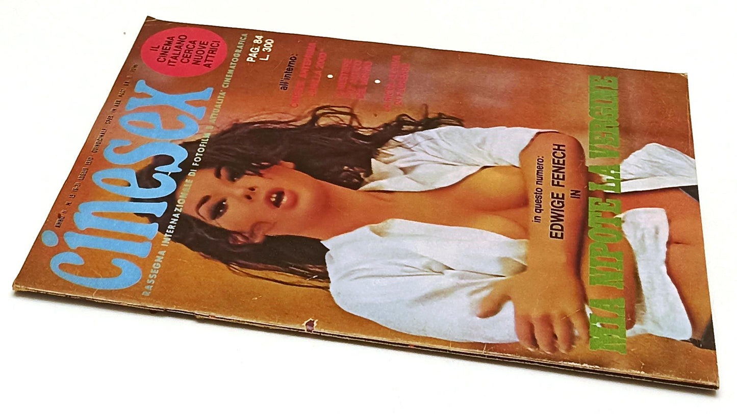 LX- RIVISTA CINESEX ANNO II N.19 LUGLIO 1970 EDWIGE FENECH MIA NIPOTE - RVSa451