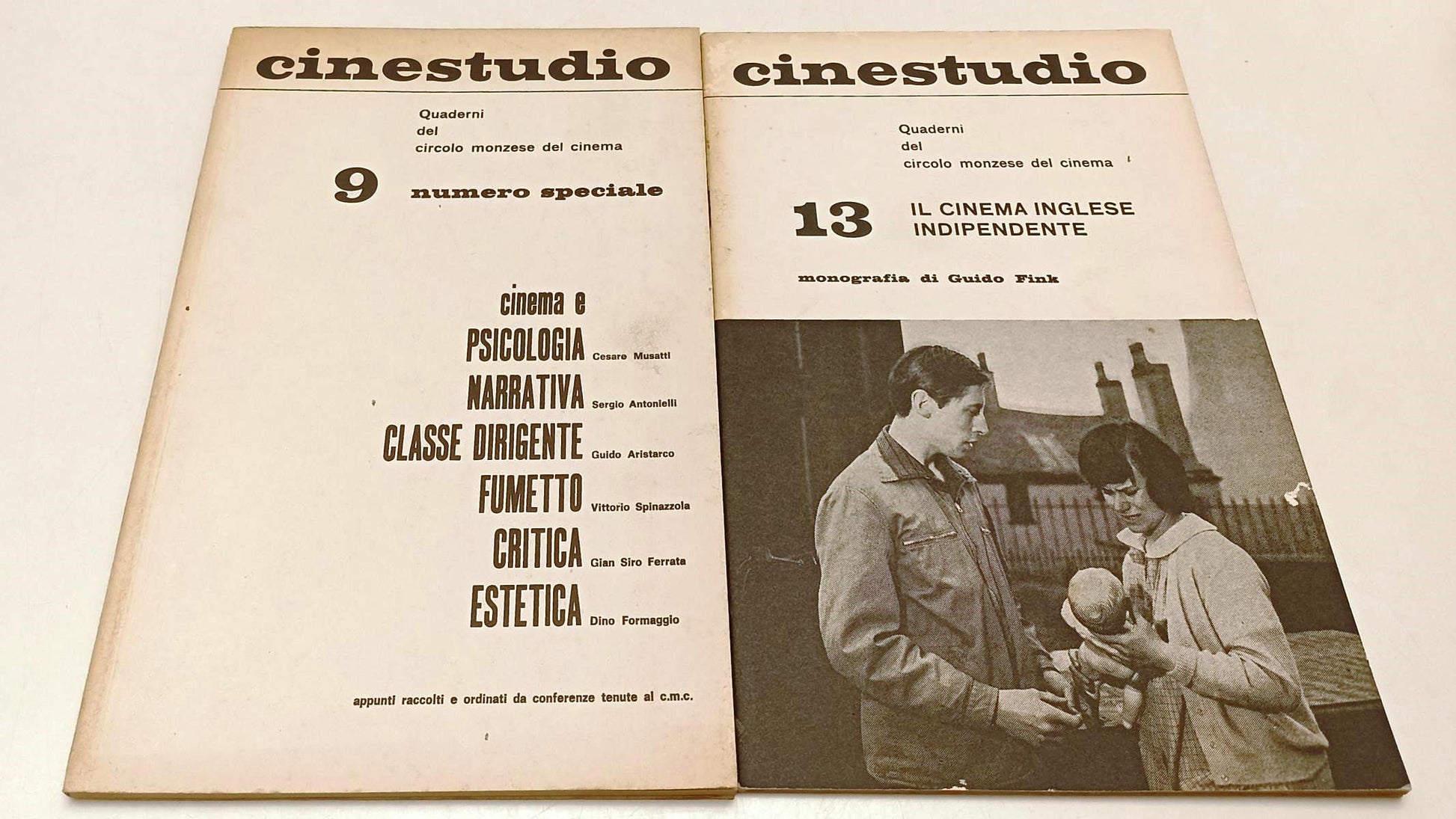 LW- LOTTO CINESTUDIO 7 NUMERI QUADERNI DEL CIRCOLO MONZESE DEL CINEMA - ZFS147