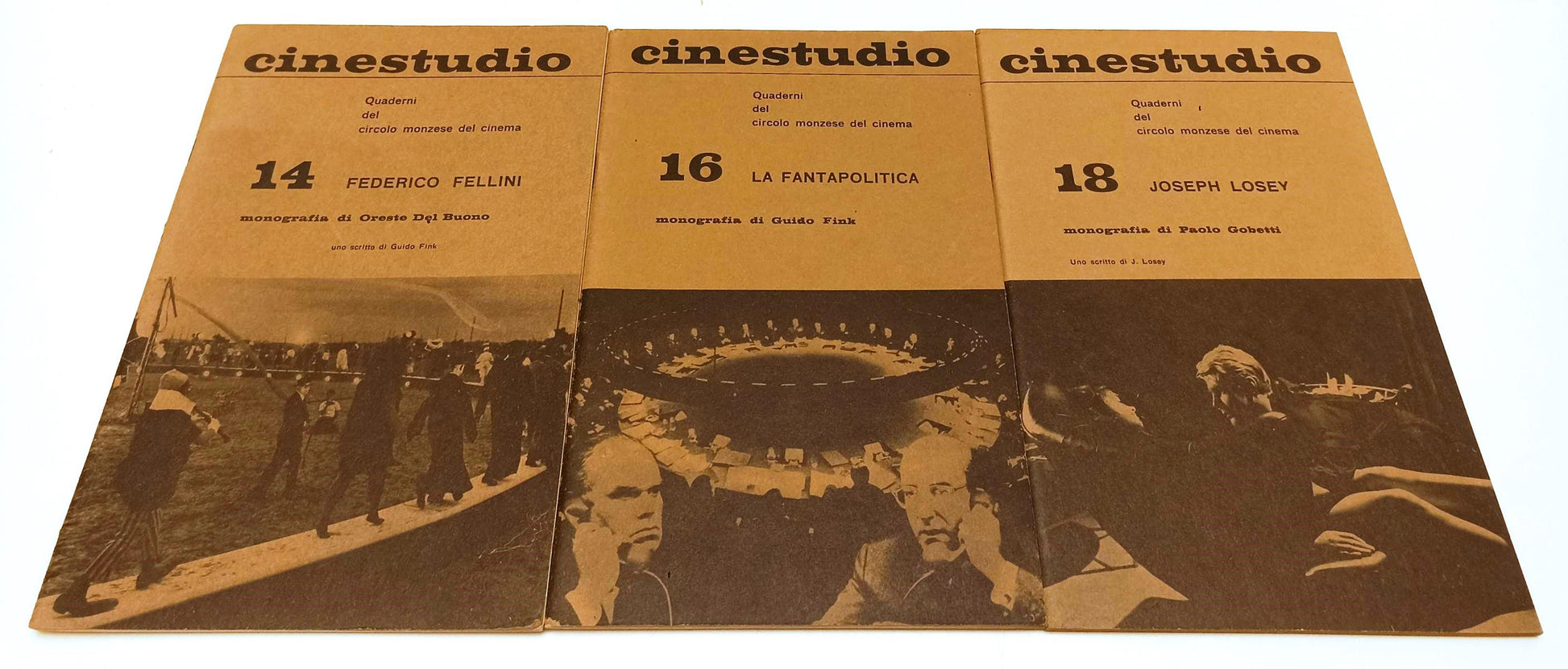 LW- LOTTO CINESTUDIO 7 NUMERI QUADERNI DEL CIRCOLO MONZESE DEL CINEMA - ZFS147