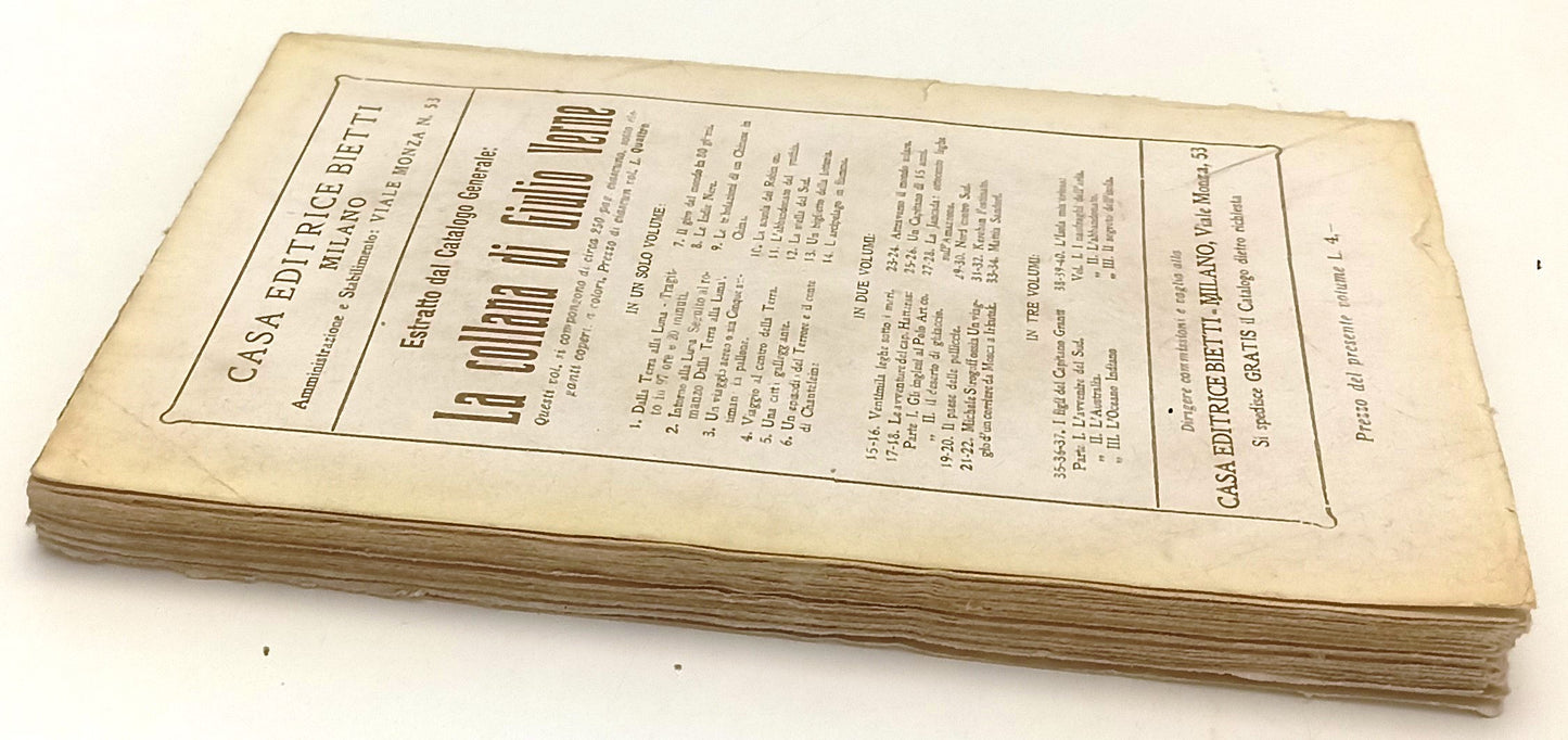 LB- UN VIAGGIO AEREO ossia CINQUE SETTIMANE IN PALLONE- VERNE- BIETTI- B- XFS130