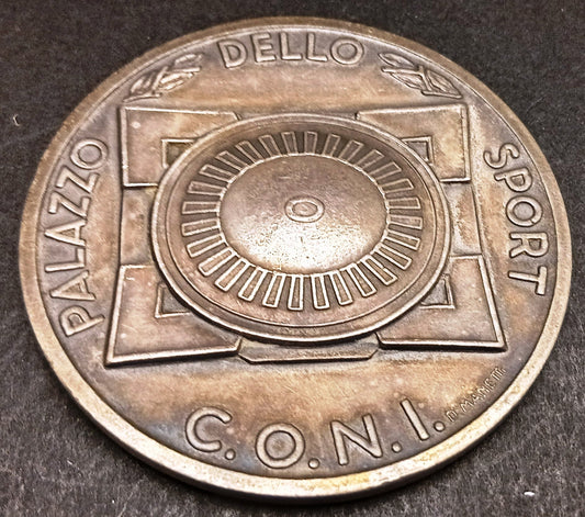 CB- Medaglia Olimpiadi 1956 Palazzo dello Sport C.O.N.I. - argento - GTTS176