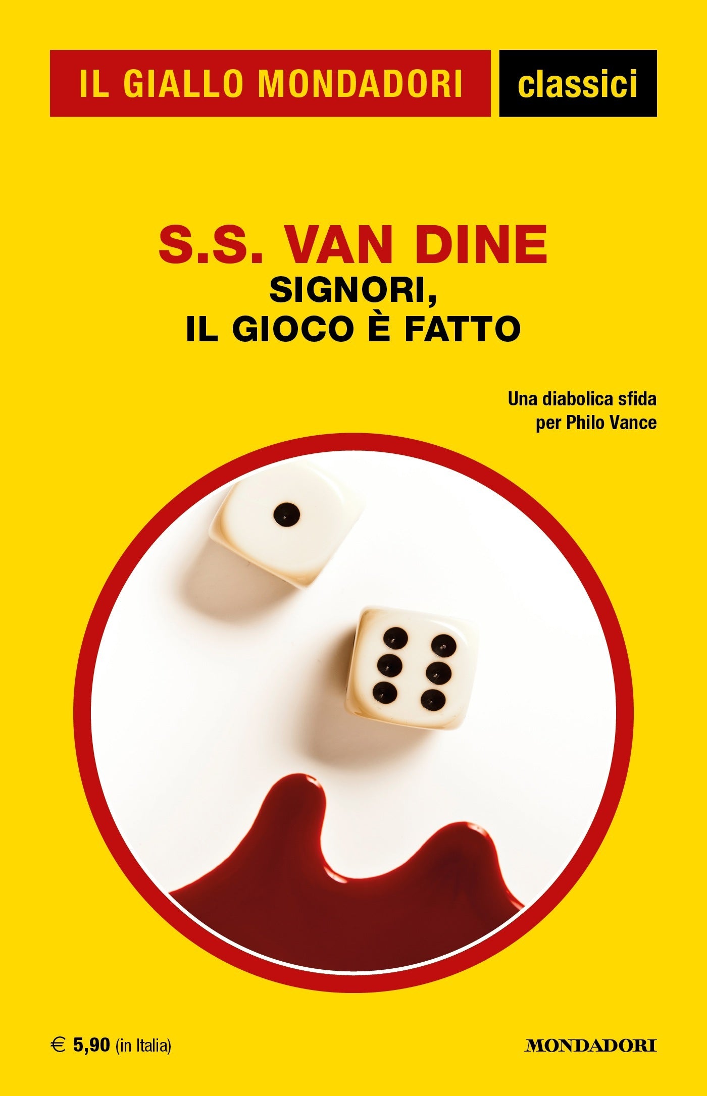 GIALLI MONDADORI CLASSICI N.1399 SIGNORI IL GIOCO E' FATTO- VAN DINE- B- XFS