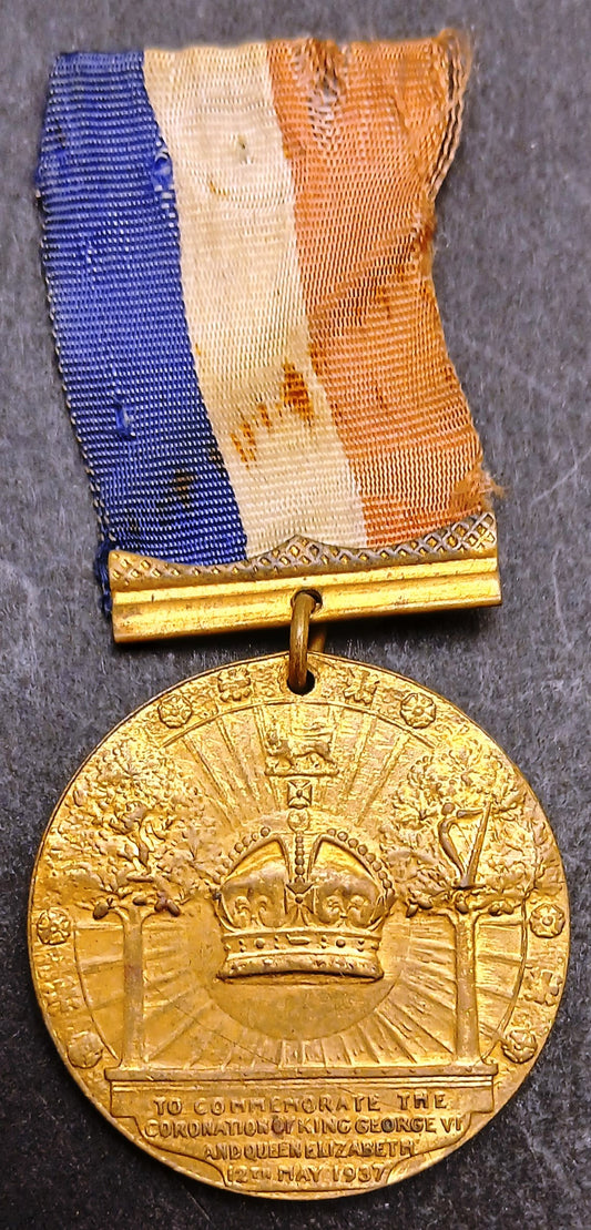CB- Medaglia George VI and Queen Elizabeth inconormation - GTTS203