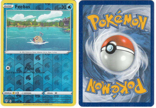 POKEMON CARD CARTA - FEEBAS 38/189 REVERSE HOLO RARA - ITA - CRD023