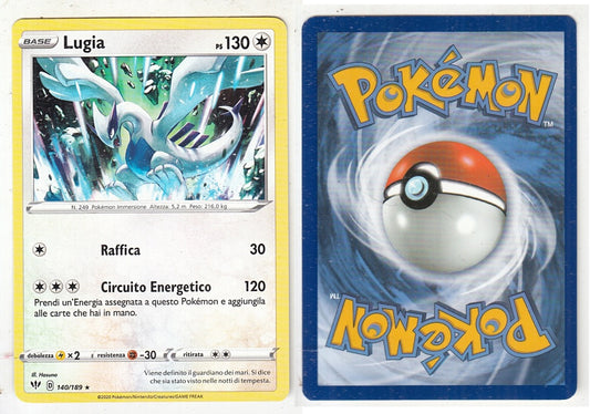 POKEMON CARD CARTA - LUGIA 140/189 RARA - ITA - CRD030