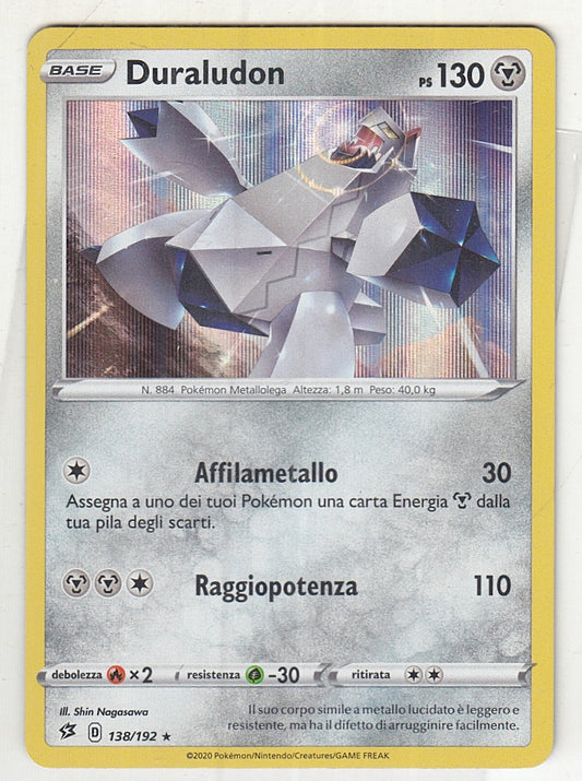 POKEMON CARD CARTA - DURALUDON 38/192 HOLO RARA - ITA - CRD053
