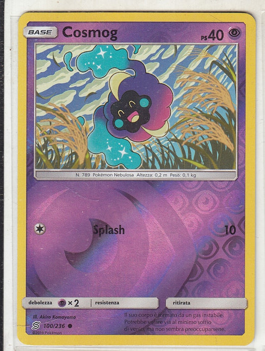 POKEMON CARD CARTA - COSMOG 100/236 REVERSE HOLO COMUNE - ITA - CRD080