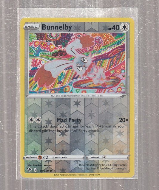 POKEMON CARD CARTA - BUNNELBY 150/189 COMUNE REVERSE HOLO - ITA - CRD099