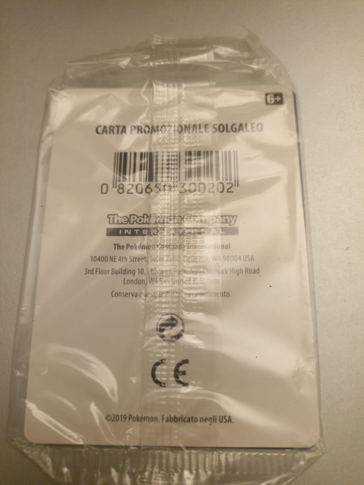 POKEMON CARD CARTA - SOLGALEO 142/236 RARA HOLO BLISTER - ITA - CRD110