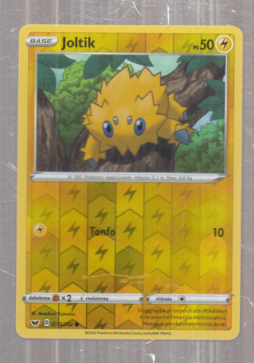POKEMON CARD CARTA - JOLTIK 70/202 COMUNE REVERSE HOLO - ITA - CRD130