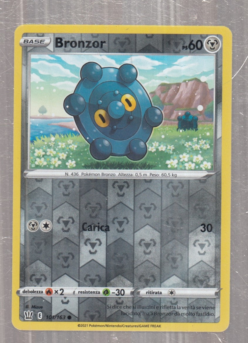 POKEMON CARD CARTA - BRONZOR 101/163 COMUNE REVERSE HOLO - ITA - CRD135