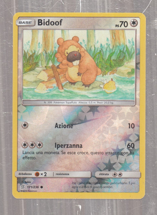 POKEMON CARD CARTA - BIDOOF 171/236 COMUNE REVERSE HOLO - ITA - CRD139