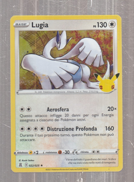 POKEMON CARD CARTA - LUGIA 22/25 RARA HOLO - ITA - CRD140