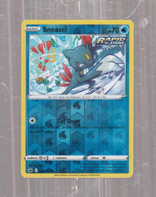 POKEMON CARD CARTA - SNEASEL 30/198 COMUNE REVERSE HOLO - ENG - CRD150