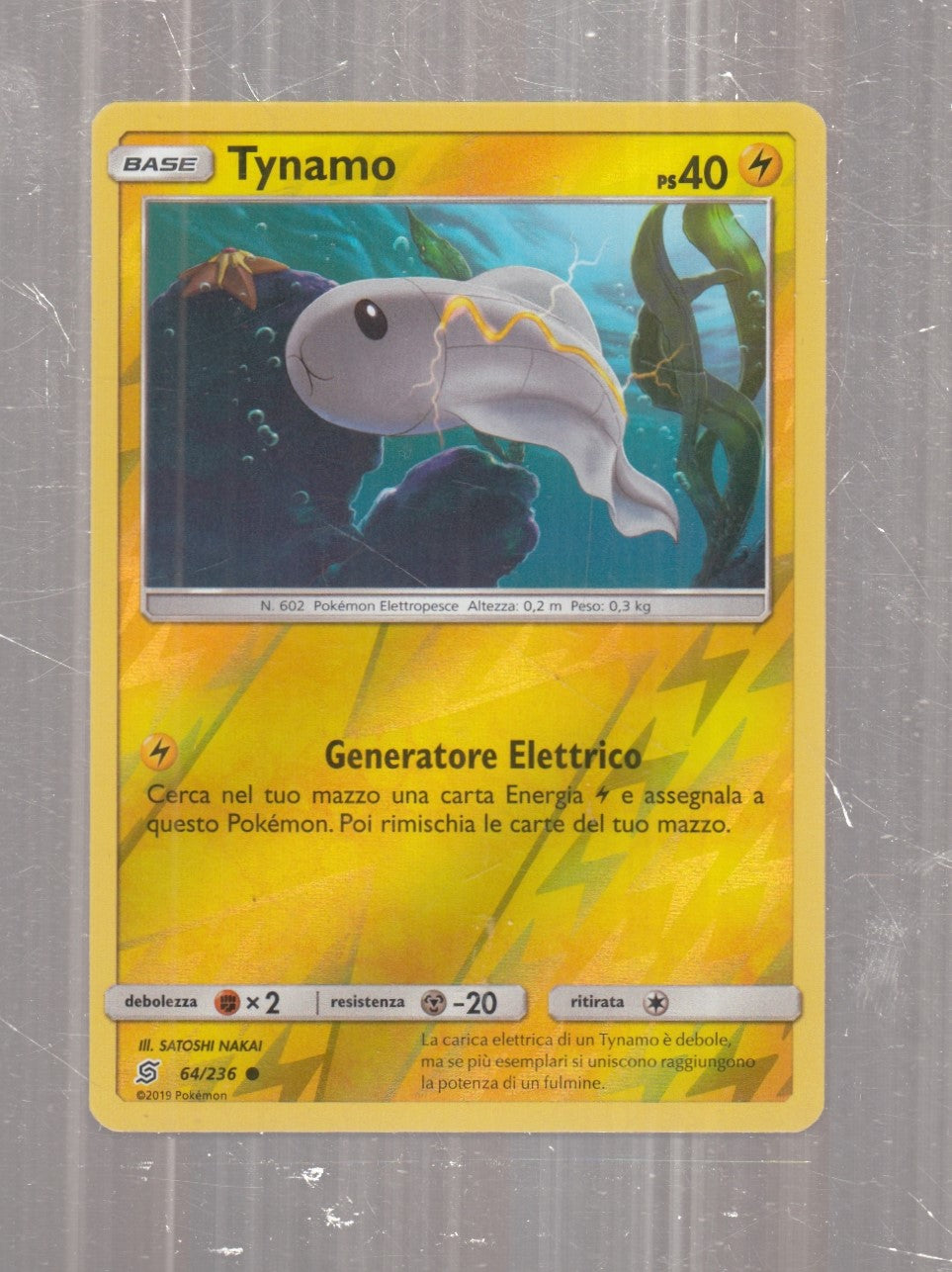 POKEMON CARD CARTA - TYNAMO 64/236 COMUNE REVERSE HOLO - ITA - CRD156