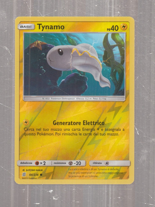 POKEMON CARD CARTA - TYNAMO 64/236 COMUNE REVERSE HOLO - ITA - CRD156