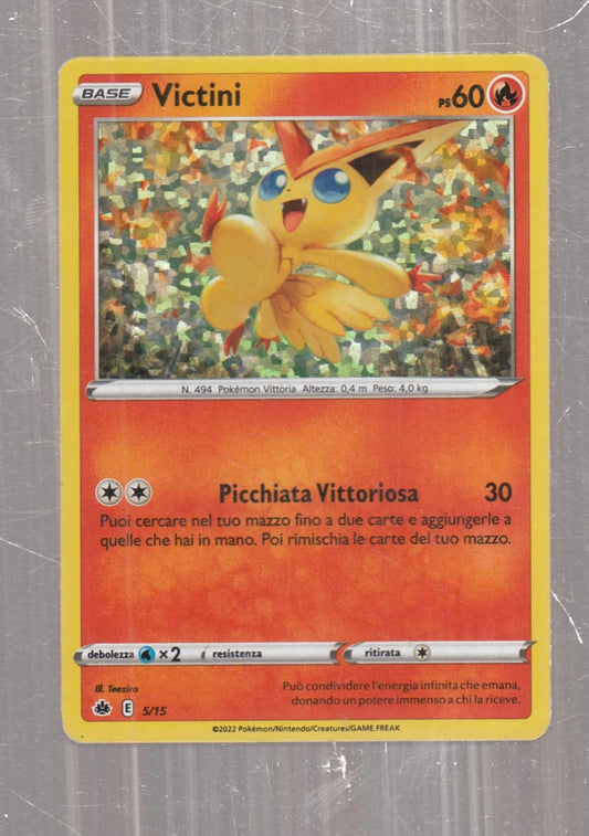 POKEMON CARD CARTA - VICTINI 5/15 HOLO - ITA - CRD161