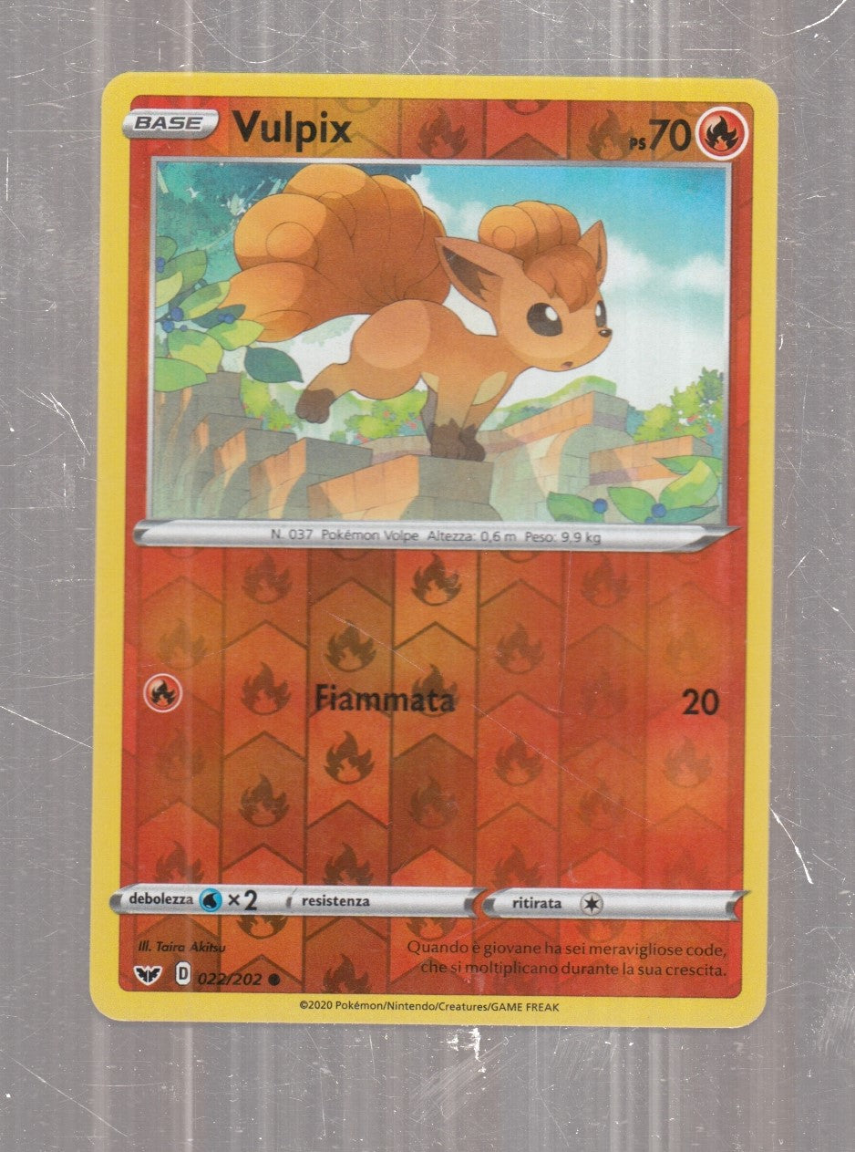 POKEMON CARD CARTA - VULPIX 22/202 COMUNE REVERSE HOLO - ITA - CRD162