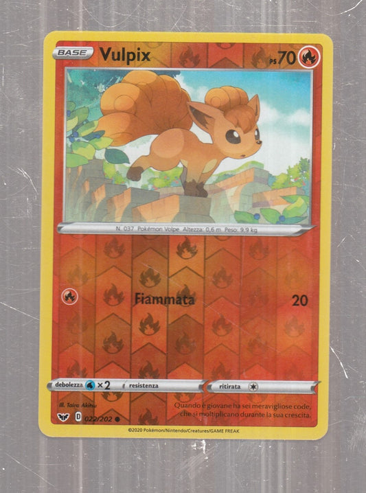 POKEMON CARD CARTA - VULPIX 22/202 COMUNE REVERSE HOLO - ITA - CRD162