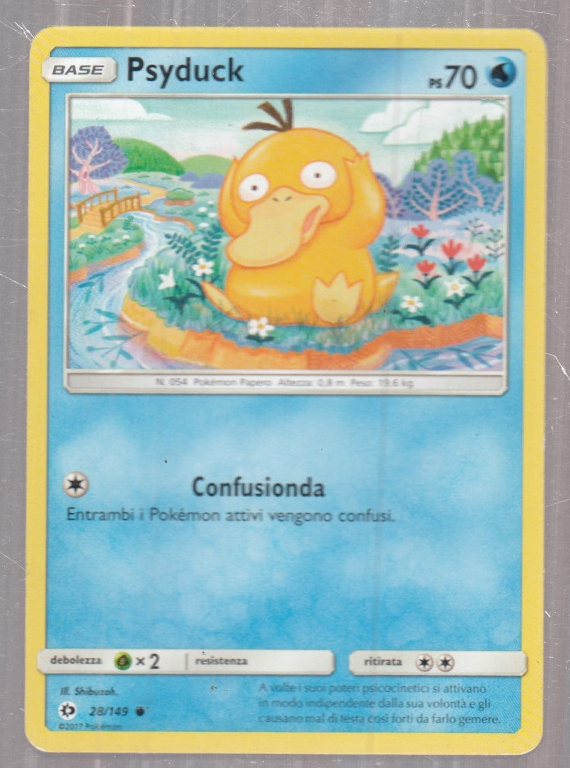POKEMON CARD CARTA - PSYDUCK 28/149 COMUNE - ITA - CRD167