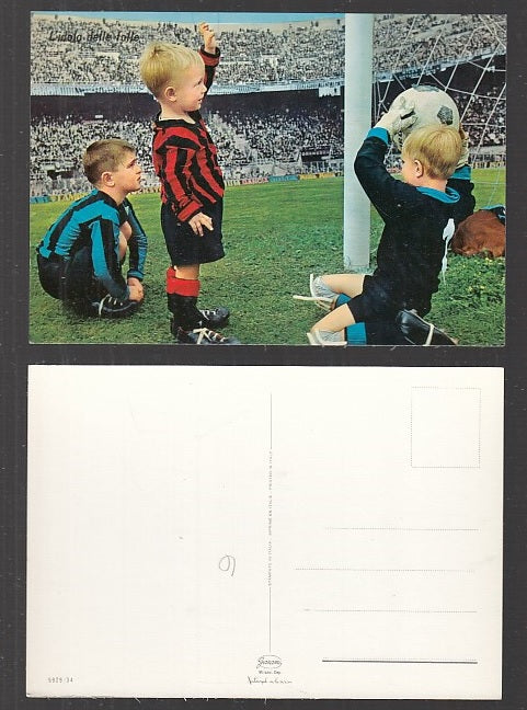 CC- CARTOLINA CALCIO BAMBINI INTER MILAN L'IDOLO DELLE FOLLE - CRT1887