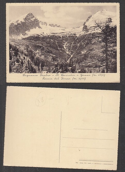 CC- CARTOLINA PAESAGGISTICA BOGNANCO GIEZZA VERONA - CRT1937
