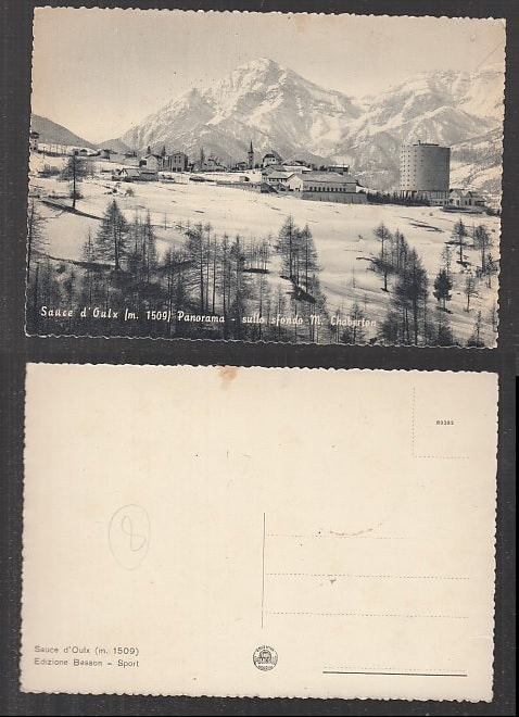 CC- CARTOLINA PAESAGGISTICA SALICE D'ULZIO SAUCE D'OULX TORINO - CRT1941
