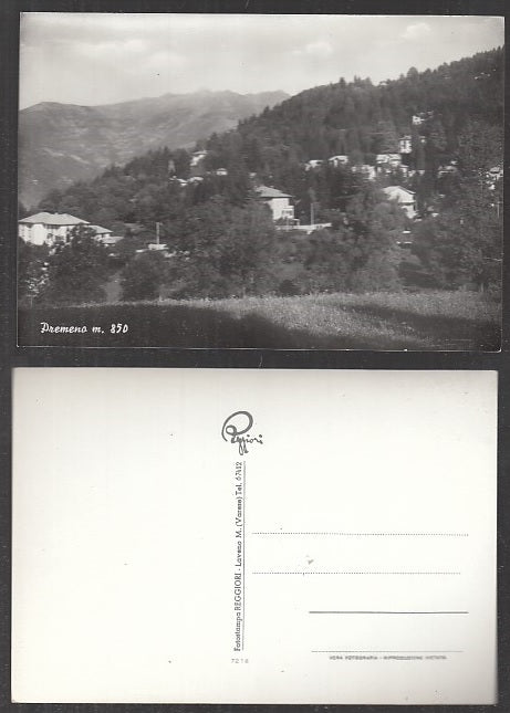 CC- CARTOLINA PAESAGGISTICA PREMENO PANORAMA VERBANO OSSOLA - CRT1957