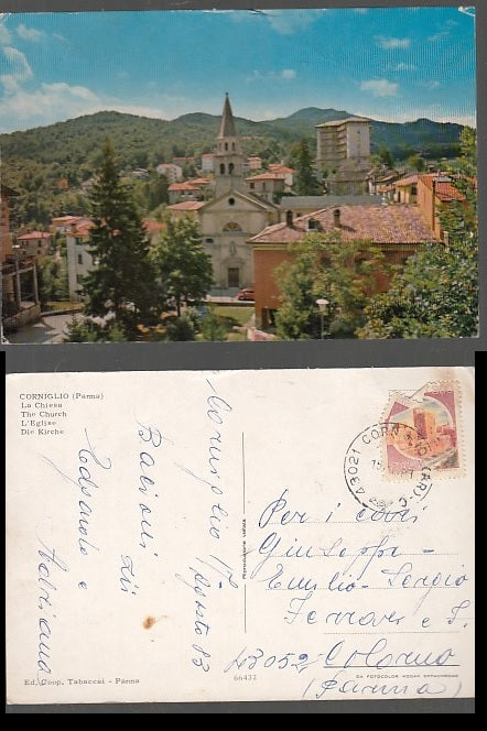 CARTOLINA - CORNIGLIO LA CHIESA PARMA 1983 - CRT1997
