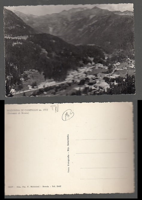 CARTOLINA - MADONNA DI CAMPIGLIO DOLOMITI DEL BRENTA M.1553 TRENTO - CRT1999
