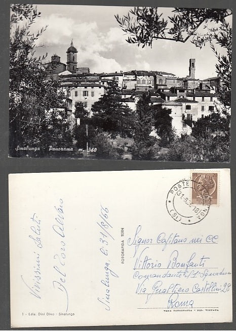 CARTOLINA - SINALUNGA VAL DI CHIANA SIENA 1966 - CRT2025