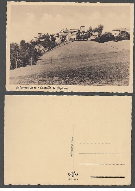 CARTOLINA - SALSOMAGGIORE CASTELLO DI SCIPIONE PARMA - CRT2037