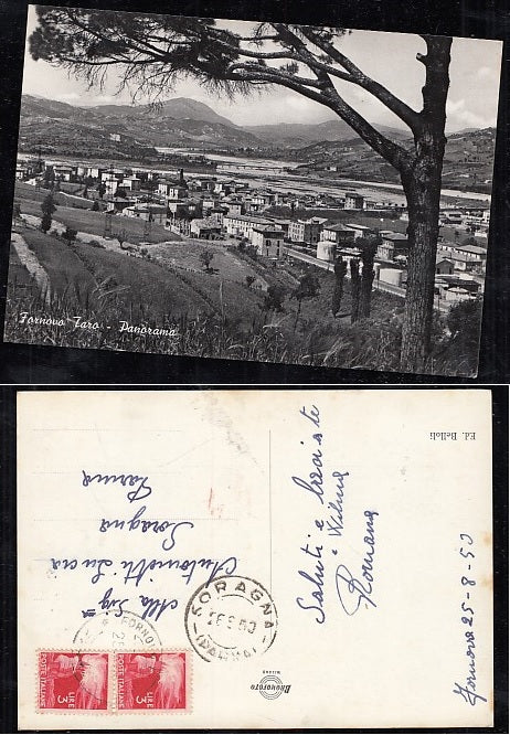 CARTOLINA - FORNOVO TARO PANORAMA PARMA 1950 - CRT2048