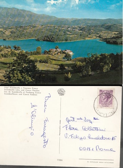 CARTOLINA - AMATRICE LAGO SCANDARELLO FRAZIONE CONCA RIETI - CRT2065