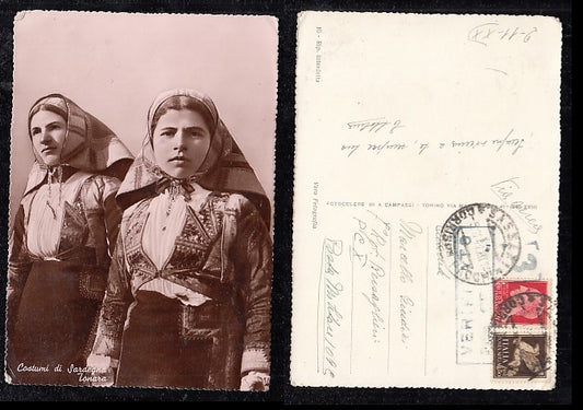 CARTOLINA - TONARA NUORO COSTUMI DI SARDEGNA - CRT2081