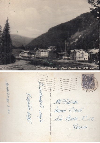 CARTOLINA - VAL VISDENTE CIMA CANALE BELLUNO - CRT2129