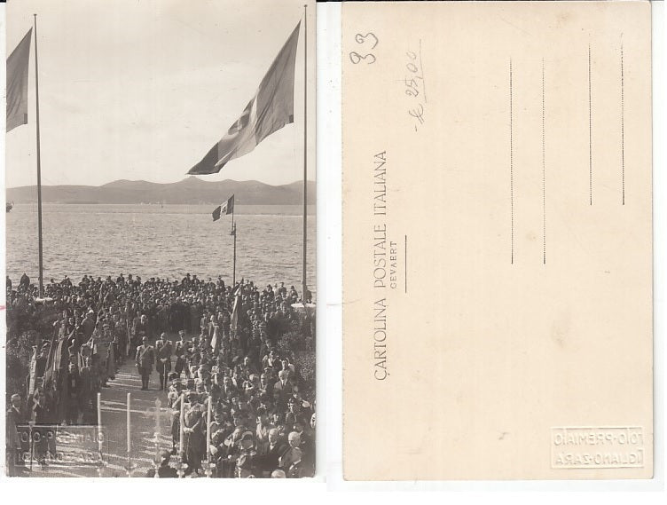 CC- FOTO CARTOLINA FANTERIA FRANCESE CARABINIERI CERIMONIA ANNI VENTI - CRT2208