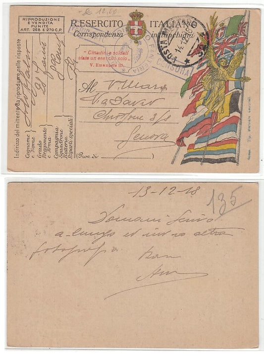 CC- CORRISPONDENZA IN FRANCHIGIA POSTA MILITARE 32 REGGIMENTO FANTERIA - CRT2313