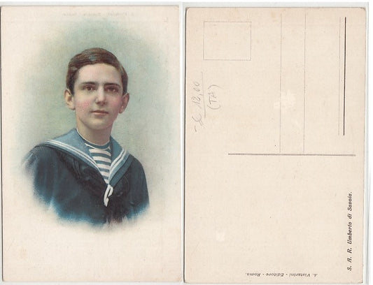 CC- CARTOLINA S.A.R. UMBERTO DI SAVOIA NON VIAGGIATA PRIMI '900 - CRT2423