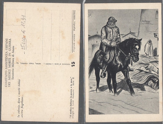 CC- CARTOLINA ORFANI MEDICI MORTI IN GUERRA WW1 APOLLONI SERIE II - CRT2449