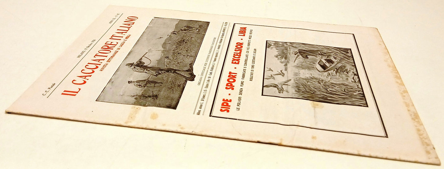 Rivista Il Cacciatore italiano Anno XL n.42 17 Ottobre 1926 - RVSa1055