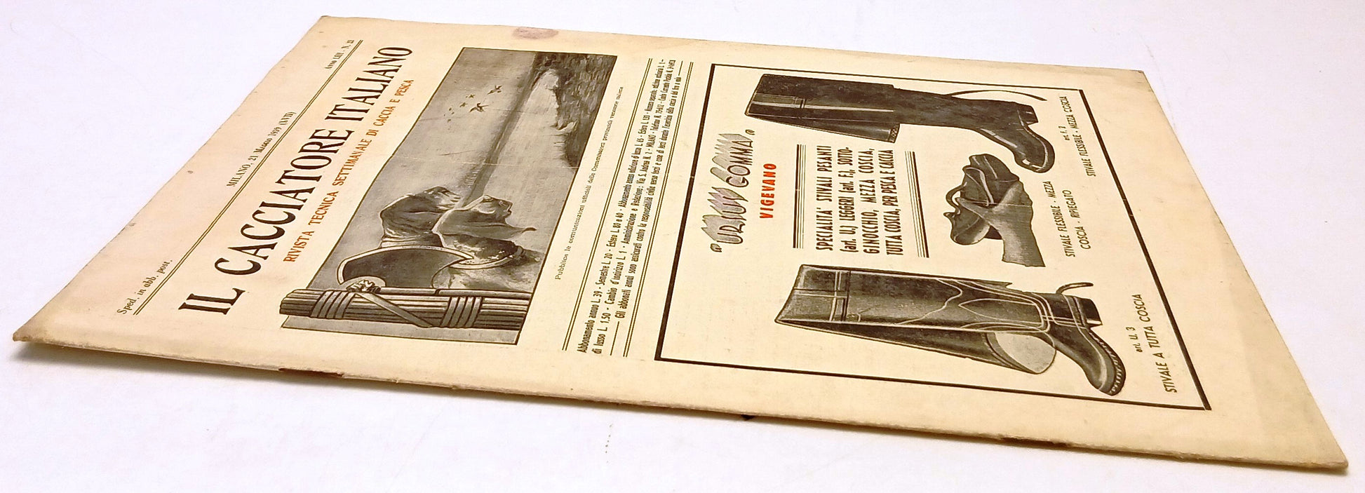 Rivista Il Cacciatore italiano Anno LIII n.21 21 Maggio 1939-XVII - RVSa1047