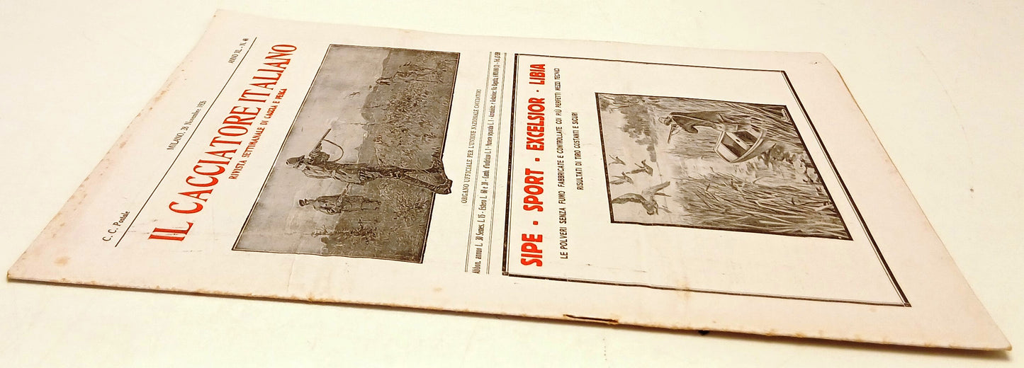 Rivista Il Cacciatore italiano Anno XL n.48 28 Novembre 1926 - RVSa1057
