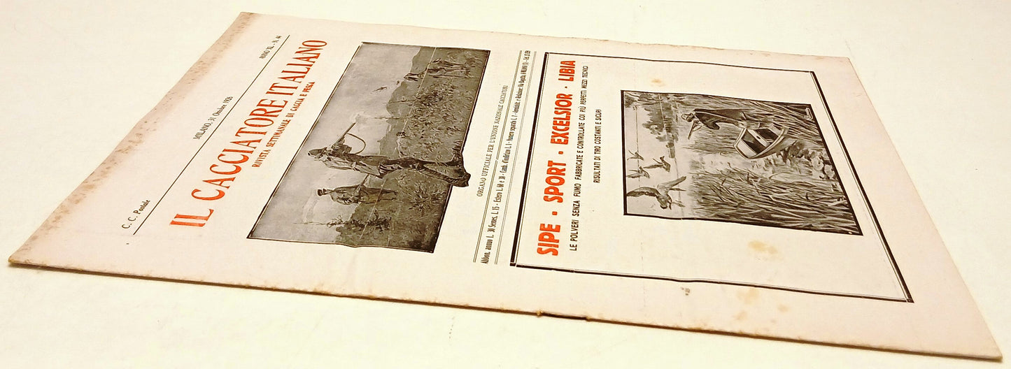 Rivista Il Cacciatore italiano Anno XL n.44 31 Ottobre 1926 - RVSa1054