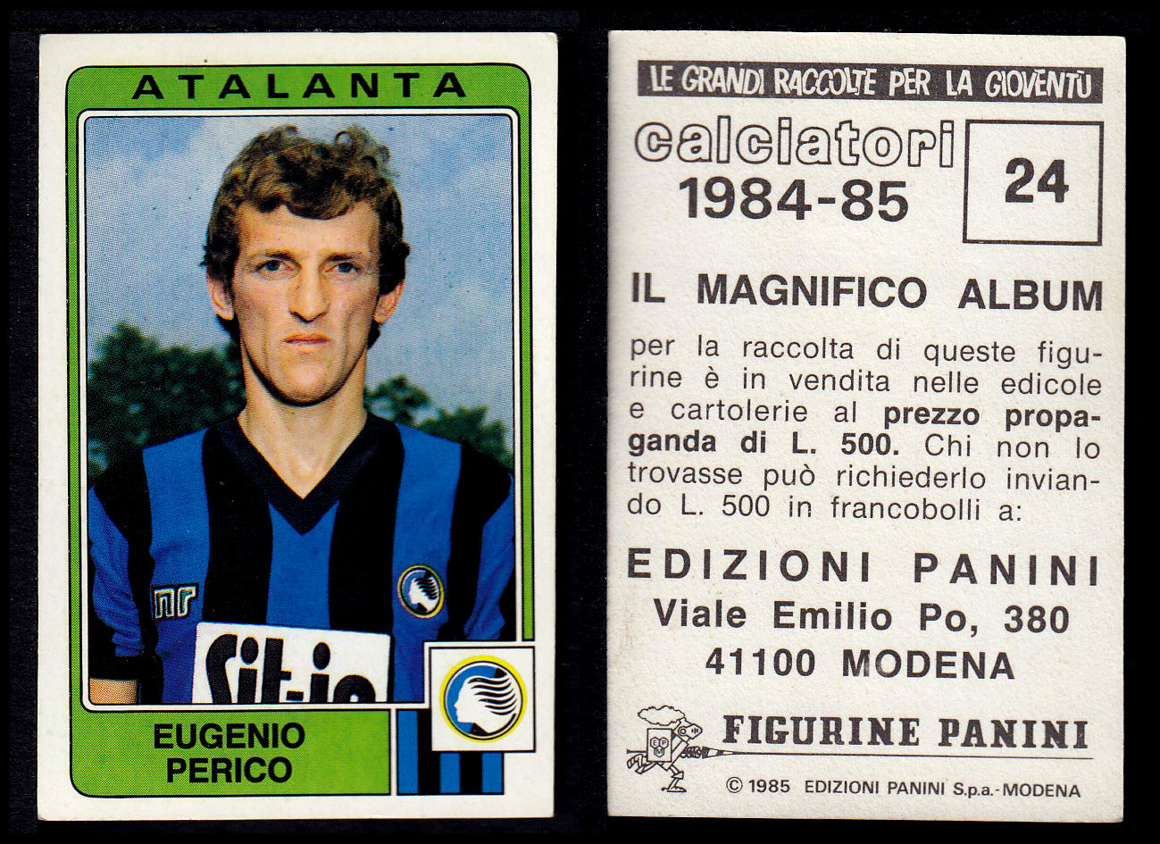 Figurine Panini - Calciatori 1984/85 - Mancolista ATALANTA