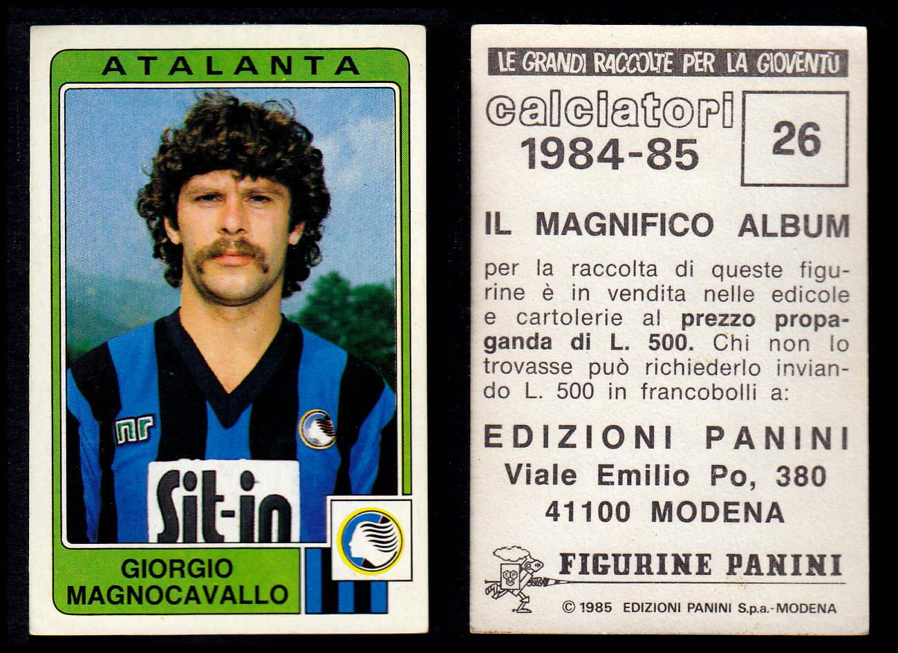 Figurine Panini - Calciatori 1984/85 - Mancolista ATALANTA