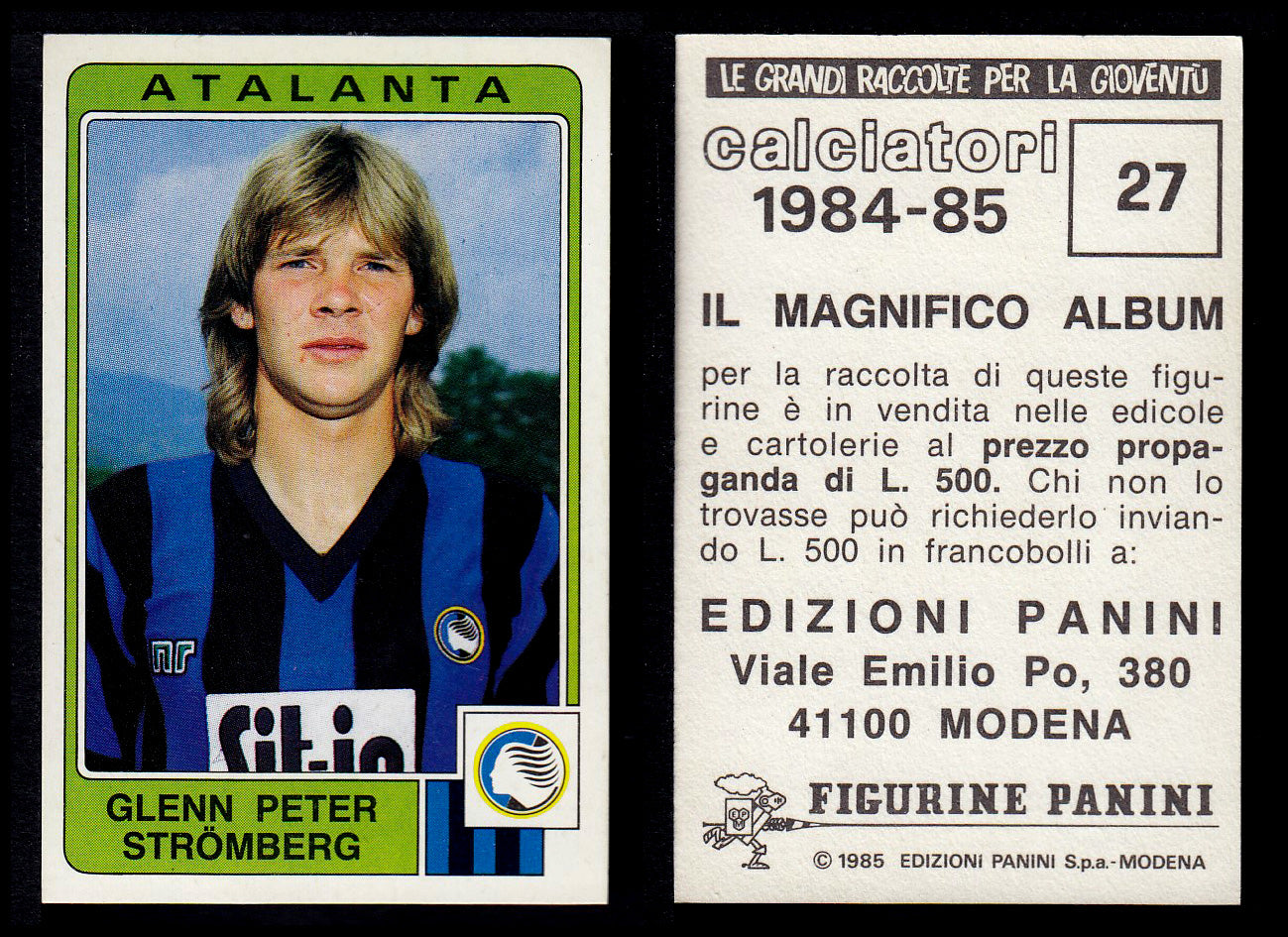 Figurine Panini - Calciatori 1984/85 - Mancolista ATALANTA