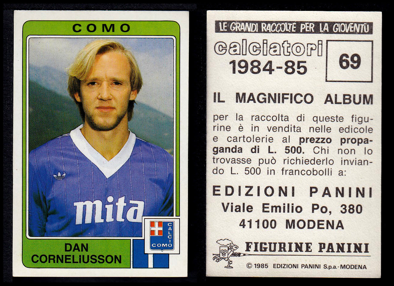 Figurine Panini - Calciatori 1984/85 - Mancolista COMO