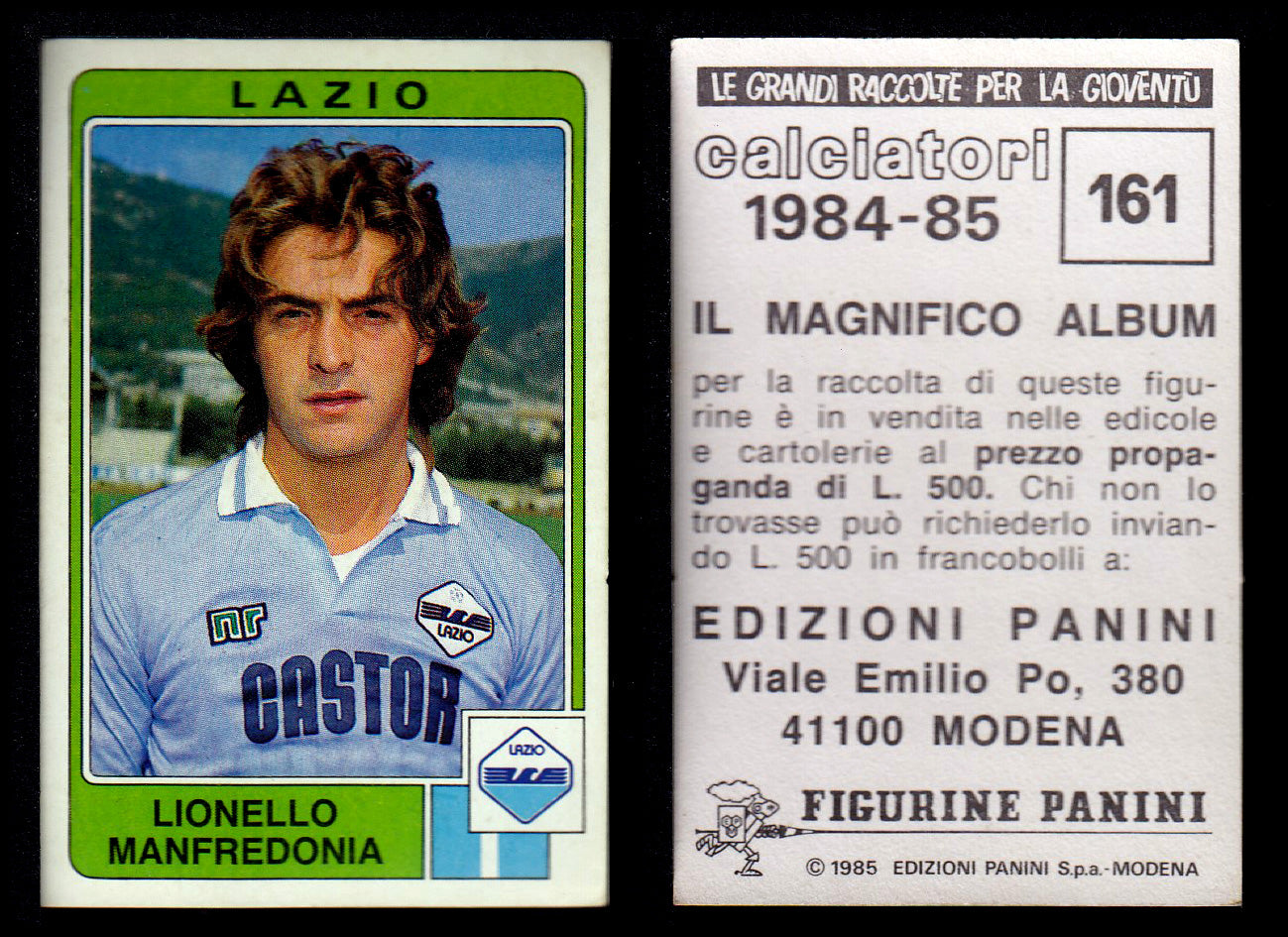 Figurine Panini - Calciatori 1984/85 - Mancolista LAZIO