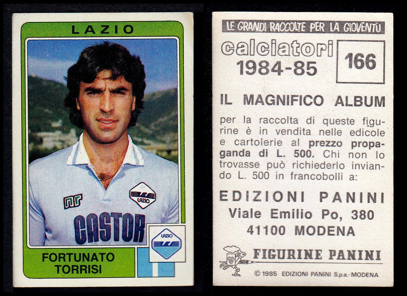 Figurine Panini - Calciatori 1984/85 - Mancolista LAZIO